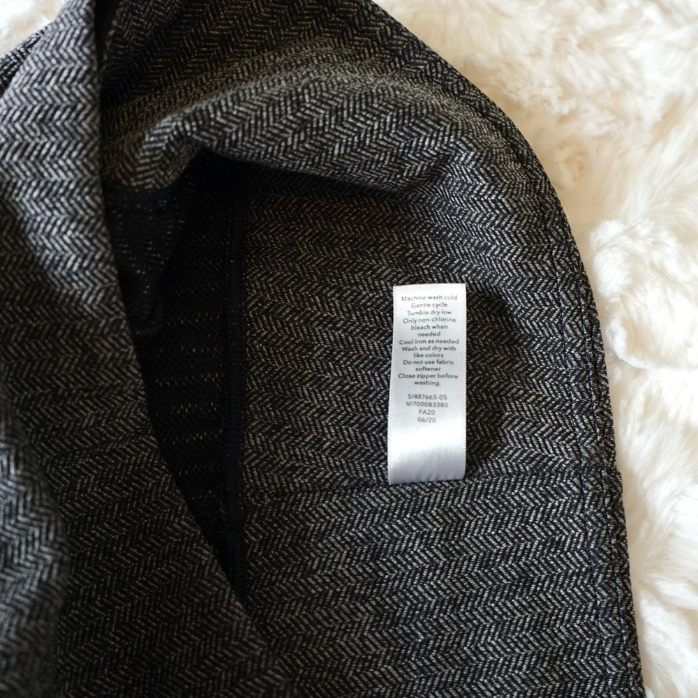 ATHLETA Women’s Pull On Delancey Gray Polyester Herringbone Tight w/pockets - M - Picture 7 of 14
